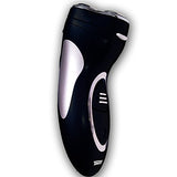 Timco BSK-9310 Rasuradora Eléctrica Recargable de 3 Cabezas Flotantes Independientes, Corta Patillas Desplegable, Negro