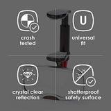 Diono See Me Too Espejo retrovisor para coche, espejo de conductor totalmente ajustable con amplia visión cristalina, inastillable, probado en choques