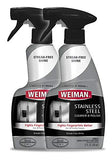 Weiman - Pulverizador y limpiador de acero inoxidable, 2, Paquete con 2, 24-Ounces
