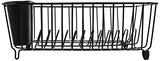 Rubbermaid Antimicrobial Dish Drainer, Small, Black