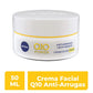 NIVEA Crema Facial Reafirmante Antiarrugas Tratamiento De Día Fps 30 Entiquecido Con Q10 Todo Tipo De Piel, color Blanco, 50 ml, pack of/paquete de