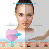 Cepillo de Limpieza Facial, Salandens Masajeador Facial y Dispositivo de Cuidado de la piel Antienvejecimiento Para Todos los Tipos de piel, IPX7 Resistente al Agua Silicona Limpieza Facial Dispositivo,Recargable a través USB