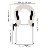 ▶ Cuna facial universal de aluminio para mesa de masaje, cuna ligera de masaje estándar, soporte profesional para espacio facial, cuna de repuesto para cama de masaje, spa y terapia de belleza