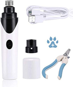 Lumbor37 Cortaúñas Profesional Eléctrico Recargable para Mascotas Corte de Uñas Indoloro Uñas Redondas, Adecuado para Gatos y Perros Grandes Medianos y Pequeños Mejora el Cortador de Uñas para Mascotas