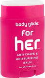 Cuerpo Glide para ella 42.5 gram anti Chafe Bálsamo, Rosado, 1.5oz