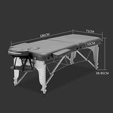 ▶ Cama De Masaje , Plegable Belleza Cama Cama Portable Inicio Fisioterapia Moxibustión Tatuaje Mesa de Masaje (Color : Style 1)