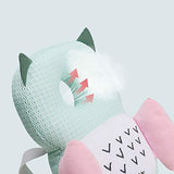Bebamour - Mochila protectora para bebé con diseño de tortuga para niños pequeños, ajustable, protección para la cabeza del bebé, para gatear (blanco)