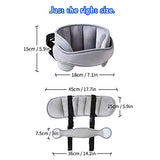 ▶ Car Head Support Toddle Car Neck Relief Baby Child Car Seat Adjustable Head and Neck Support Band - A Comfortable Sleep Solution (Gray)