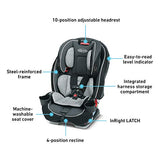 Graco Slimfit - Asiento de coche 3 en 1 | Diseño delgado y cómodo que ahorra espacio en tu asiento trasero, Darcie