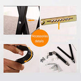 Cama de Masaje, Ligera, portátil, 3 Secciones, Respaldo Ajustable, Cama de Masaje, Cama de Fisioterapia, salón de Belleza, Cama de Tatuajes multifunción dedicada (Rojo Claro)