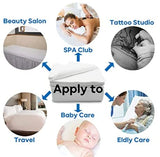 Imagen enrollable para ampliar las sábanas desechables de masaje, sábanas desechables, mesa de masaje de spa, funda de cama transpirable, tela no tejida, 70 x 31.5 pulgadas (20 piezas)