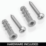 ▶ Portarrollos  de cocina para pared – Soporte de acero inoxidable para rollo de papel de cocina – El perfecto aplique de pared para rollo de cocina – Plateado con acabado satinado