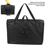 AYNEFY Bolsa de transporte para cama de masaje, portátil, profesional, duradera, para mesas de spa, bolsa de hombro, color negro, 93 x 63 cm