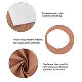 Sábana de Masaje para SPA, Funda Protectora para Camilla de Masaje, Juego de Sábanas de Microfibra para Camilla de Masaje, Reutilizables, Impermeables, de Algodón Suave,(Café Profundo)