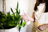 Just Like Joan Botellas de vidrio para soluciones de limpieza, botellas vacías con funda de silicona, aceites esenciales, plantas, lejía, recargables, de 16 onzas, aptas para alimentos, color amarillo limón