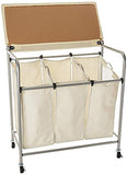 Honey-Can-Do SRT-01196 Rolling Ironing and Sorter Combo Laundry Center