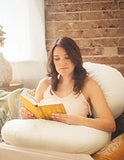 ▶ Leachco Snoogle Total Body Pillow, Ivory