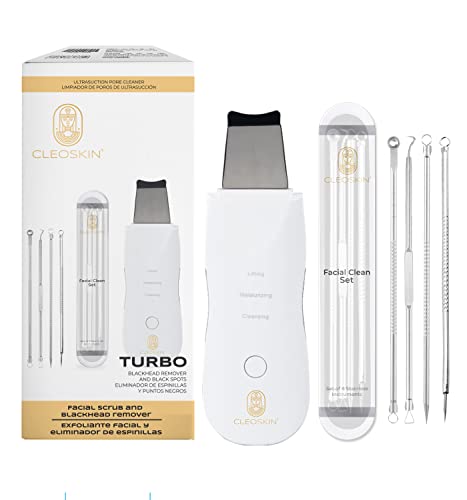 ESPÁTULA PEELING ULTRASÓNICA para depurador de piel Exfoliación facial para eliminar puntos negros, raspador facial Comedones, extractor de espinillas, máquina de limpieza profunda facial para mujeres y hombres Limpieza Facial y Cuidado Facial que además