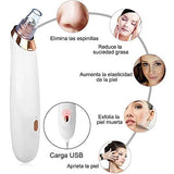 Removedor de Espinillas - Pesoo Extractor de Puntos Negros Limpiador de Poros Exfoliante Facial Succionador de Puntos Negros Maquina Limpiadora de Poros Aspiradora Limpiador Facial Recargable