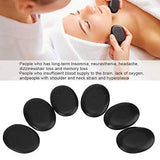 14 Piedras Calientes para Masaje, Juego de Masaje de Piedras Calientes, Masaje de Energía de Spa Caliente Natural, Herramienta de Cuidado de la Salud del Cuerpo de Piedra de Basalto, Calentador de Pie