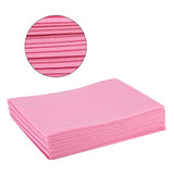 Funda de Cama de Masaje, 10 Piezas de Sábanas de Cama de Masaje de Belleza Desechables Sofá de Masaje de Salón SPA, Sábanas de Cama No Tejidas Sábanas de Mesa de Masaje Impermeables Y a(rosa)