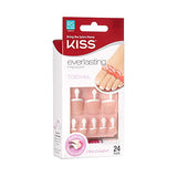 Kiss Products Everlasting French Kit de uñas de los pies sin límites, 0.07 libras