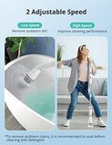 Voweek Cepillo limpiador eléctrico giratorio con brazo de extensión ajustable y 4 cabezales de limpieza reemplazables para baño, bañera, baldosa, suelo
