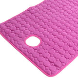 Colchón de Cama de Masaje de Salón de Belleza, Colchón de Cama de Salón de Belleza, Cojín de Cama de Masaje de Spa de Prevención de Deslizamiento Grueso con Agujero Púrpura