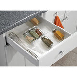 Estantería para botes de especias especial para cajón – práctico accesorio de cocina para organizar especias – Especiero con 3 niveles – Color: transparente/metálico