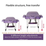 Cama de Masaje, Sofá Cama Plegable Portátil para El Hogar, Cama de Tatuaje para Salón de Belleza, Adecuada para Masajear La Cabeza y El Cuello Mesa de Masaje (Color : Style 1)