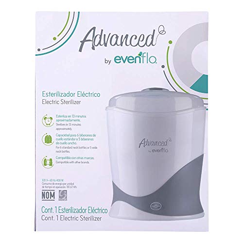 evenflo esterilizador ▷ Advanced by Evenflo Esterilizador Eléctrico para biberones y accesor – (Soluciones Naturales) Bálsamos de Benjuí
