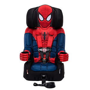 KidsEmbrace 2 en 1 arnés elevador de asiento de coche, Spider-Man, Negro