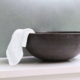 Toallitas de algodón de Lujo, tamaño Grande, para Hotel, SPA, baño, 12 Unidades, Color Blanco