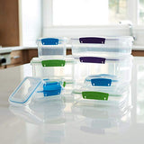 Accents Collection Food Storage Containers, Assorted Shapes and Colors, 20-Piece Set