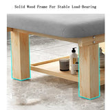 Mesa de Fisioterapia, Cama de Masaje con Estructura Robusta de Marco de Madera Maciza de Tela Agradable a la Piel, para Masaje Belleza Tatuaje (Color : Grey, Size : 190 * 80 * 63cm)
