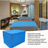 Imagen enrollable para ampliar las sábanas desechables de masaje, sábanas desechables, mesa de masaje de spa, funda de cama transpirable, tela no tejida, 70 x 31.5 pulgadas (20 piezas)