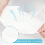 200 fundas desechables de masaje para la cara, fundas de almohada desechables para mesas de masaje, spa, fundas de masaje ultra suaves (blanco redondo)