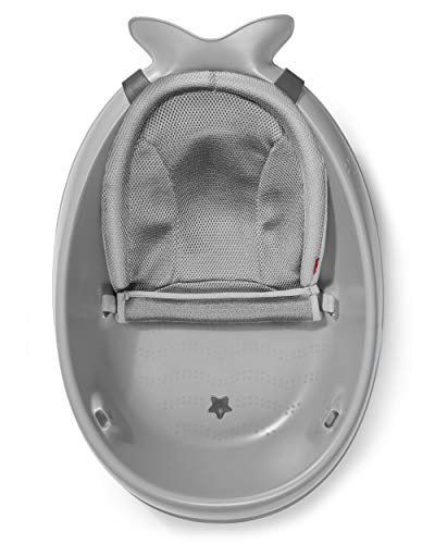 Skip Hop Bañera para bebés: Moby 3-Stage Smart Sling Tub, gris