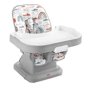 Fisher Price Fisher-price Baby Silla Alta Compacta Y Portátil Para Bebés En Etapa De Desarrollo, Rojo, Paquete De 1 Count