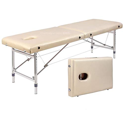 Cama de Masajes Portatil,Mesa de Masaje,Mesa de Fisioterapia para El Hogar,Ajusted de 8 Alturas,Utilizada para Acupuntura y Moxibustión,Fisioterapia,Tatuajes y Cama de Belleza,I