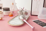 Herramientas para el cuidado facial de la piel para mujeres, cara y ojos, globos de belleza faciales de acero inoxidable para niñas y mujeres, rodillo de masaje de refrigeración con estuche de almacenamiento