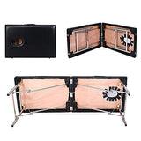 Mesa de Masaje Cama de Masaje Plegable Portátil Profesional (180x60cm) Cama de SPA Portátil Marco de Acero Inoxidable, 10 Colores