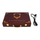 ▶ Caja de Calentamiento de Piedra Caliente,ANGGREK Calentador de Piedra de Masaje Profesional Calentador de Piedra de Masaje Eléctrico Portátil Caja de Calentamiento de Piedra Caliente de Gran