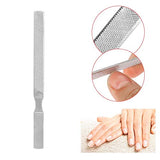 ▶ Lima de Uñas Acero Inoxidable Punta de Dedo de Metal Cutícula Alicate Cortador de Uñas Alicates Tijeras Herramienta de Manicura Para Manicura Pedicura 5 Piezas