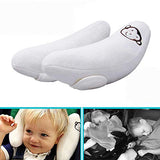 Soporte ajustable para la cabeza del cuello de bebés y bebés, cojín de viaje para niños en forma de U para asiento de coche, ofrece protección segura para los niños