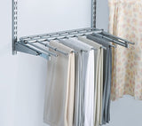 Rubbermaid Configurations Cesta de alambra y clóset Personalizado, Exhibidor para Pantalones, Titanio, 1
