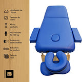 Cama Camilla para Masajes Mesa para Tatuar Portatil 250 Kilos Plegable Profesional Tatto Masaje Camillas con Estuche Bolsa Transportadora Azul