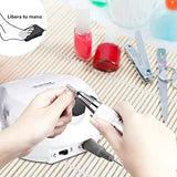 Taladro de Uñas Máquina, Kit de Taladro Eléctrico para Lima de Uñas con Bandas de Lijado, Vibración de Bajo Ruido para Uñas Acrílicas, Juegos de Pulidores de Uñas de Gel