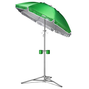 5 ' Ultimate Wondershade paraguas para playa , WSGREEN, Verde