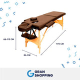 Cama para Masajes – Profesional – Plegable – SPA, Quiroprácticos, Tatuajes – Forrada en Vinil – Altura Personalizable – Multiusos – Segura y Cómoda – Estructura Firme